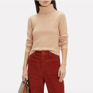 INTERMIX Mohair Blend Turtleneck Sweater Small